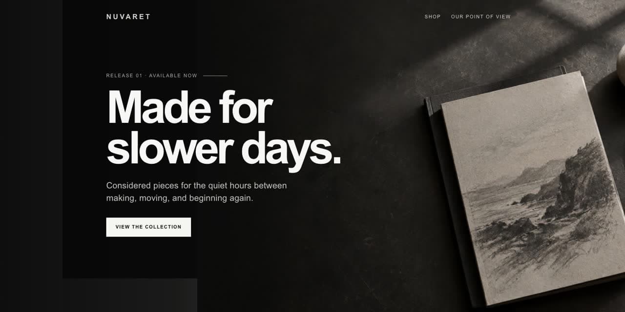 Nuvaret homepage